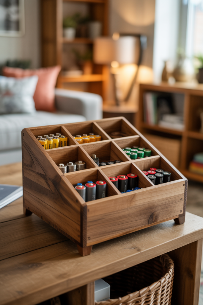 1. Custom Wooden Battery Boxes for a Rustic Touch