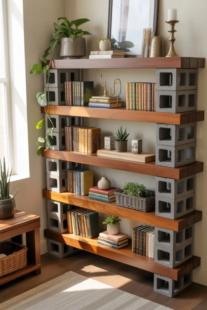 1. Simple Shelving Units