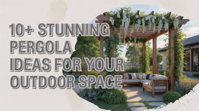 10+ Stunning Pergola Ideas for Your Outdoor Space