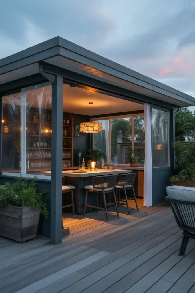 10. All Season Bar with Weather Protection