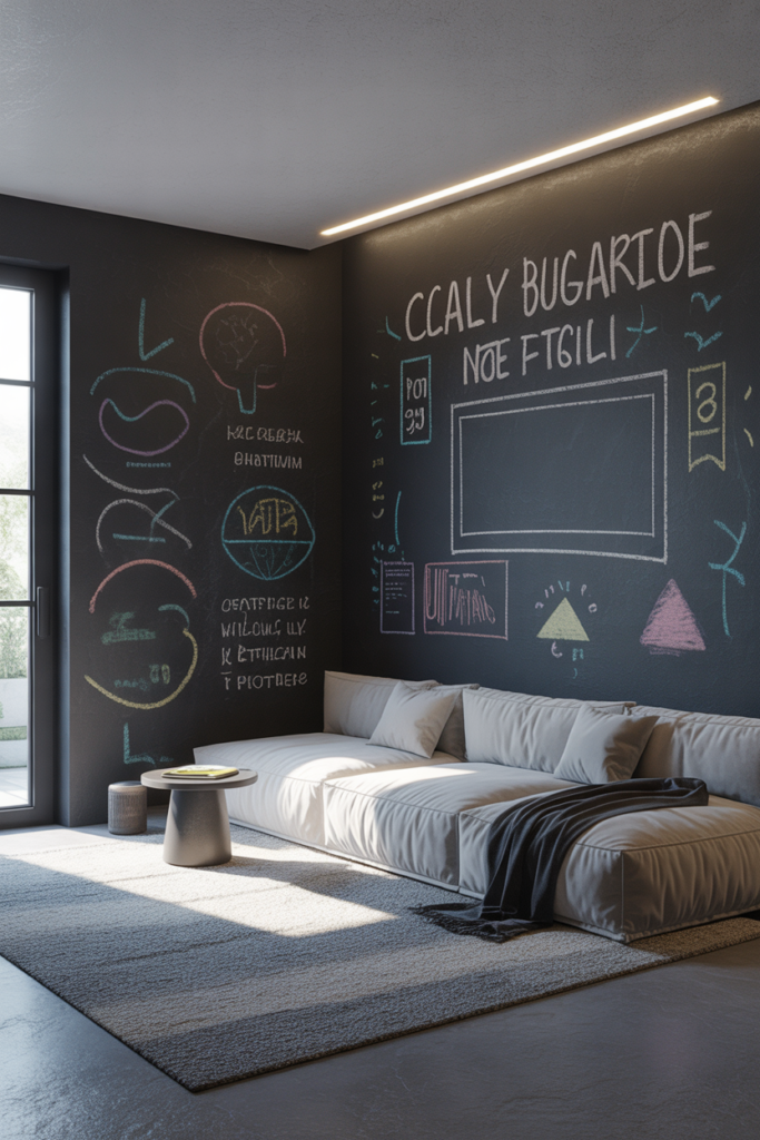 10. Chalkboard Walls
