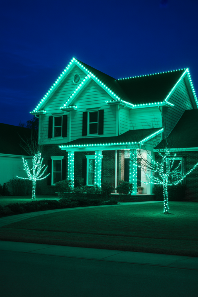 10. Color Themed Houses