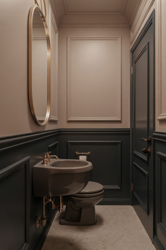 10. Dark Tone Wainscoting