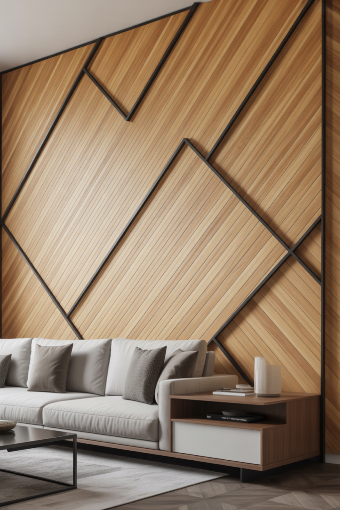 10. Diagonal Plank Walls