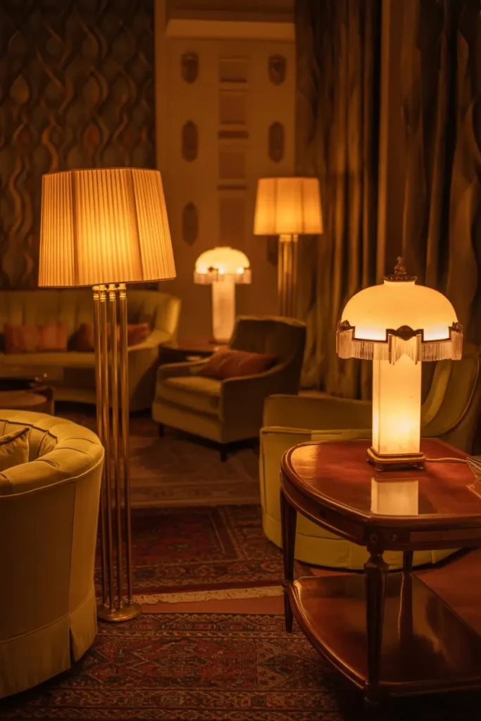 10. Floor Lamps and Table Lamps With Warm Glow