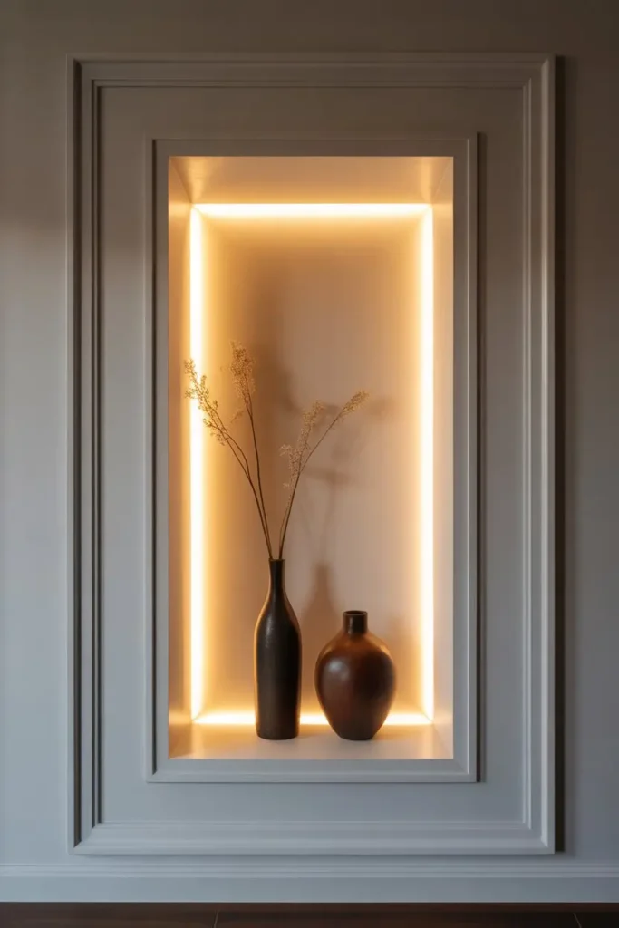 10. Niche Openings with Lighting