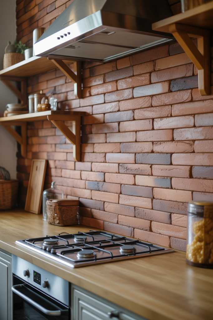 10. Rustic Brick Tiles