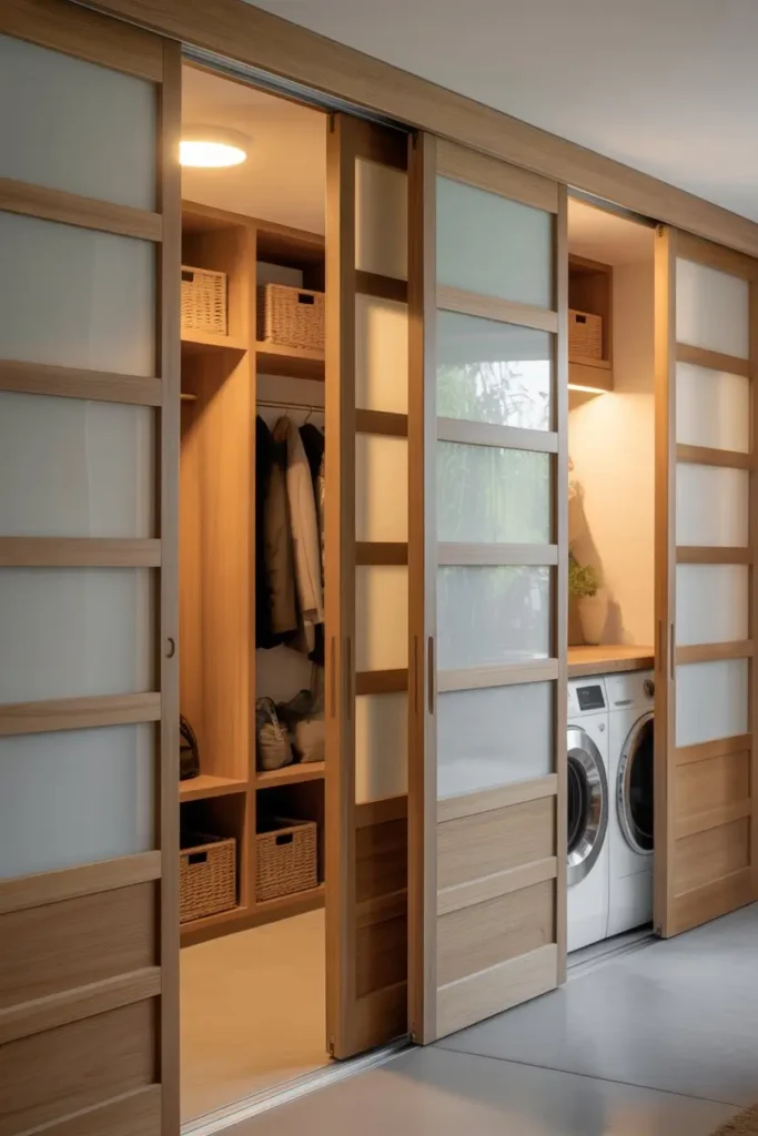 10. Sliding Doors to Save Space
