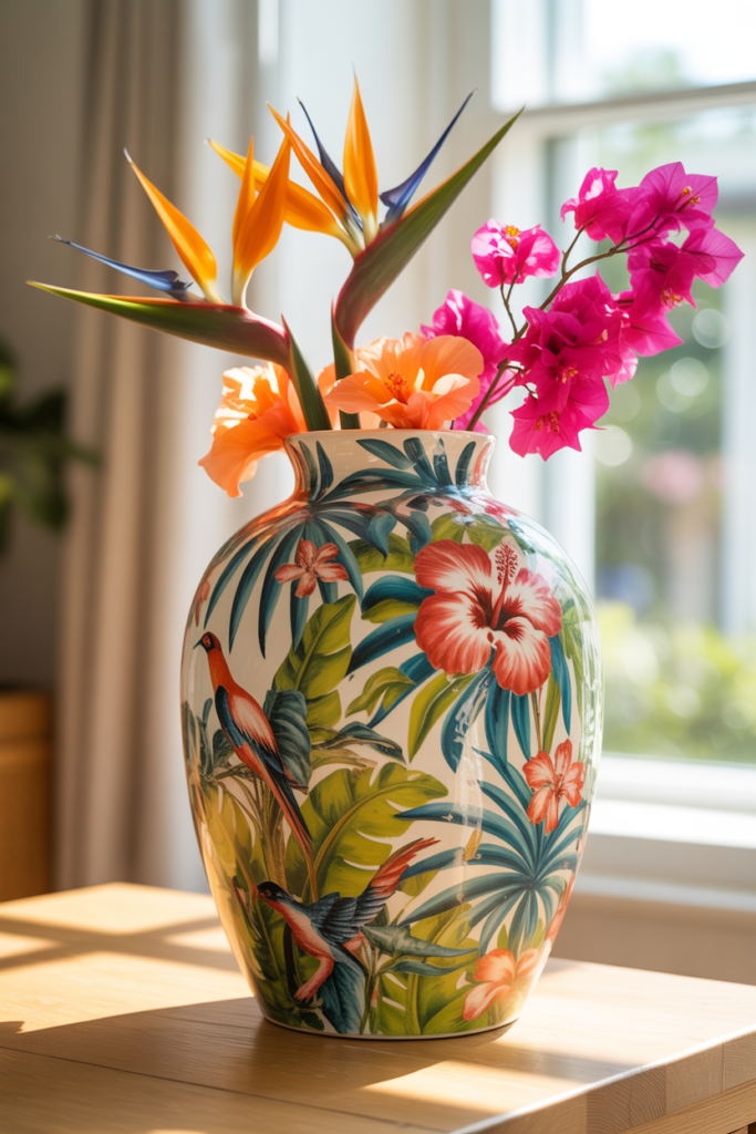 10. Tropical Patterns for a Bold, Vibrant Look