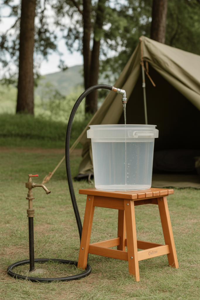 11. Bucket and Hose Rinse Station