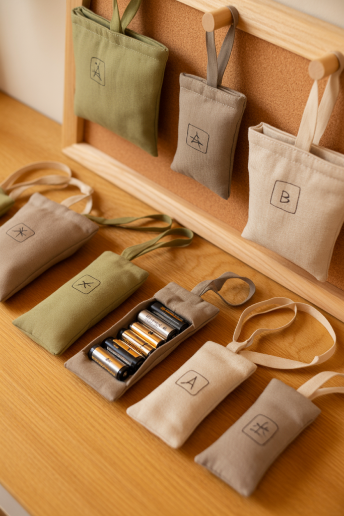 11. Functional Fabric Pouches for Soft Storage