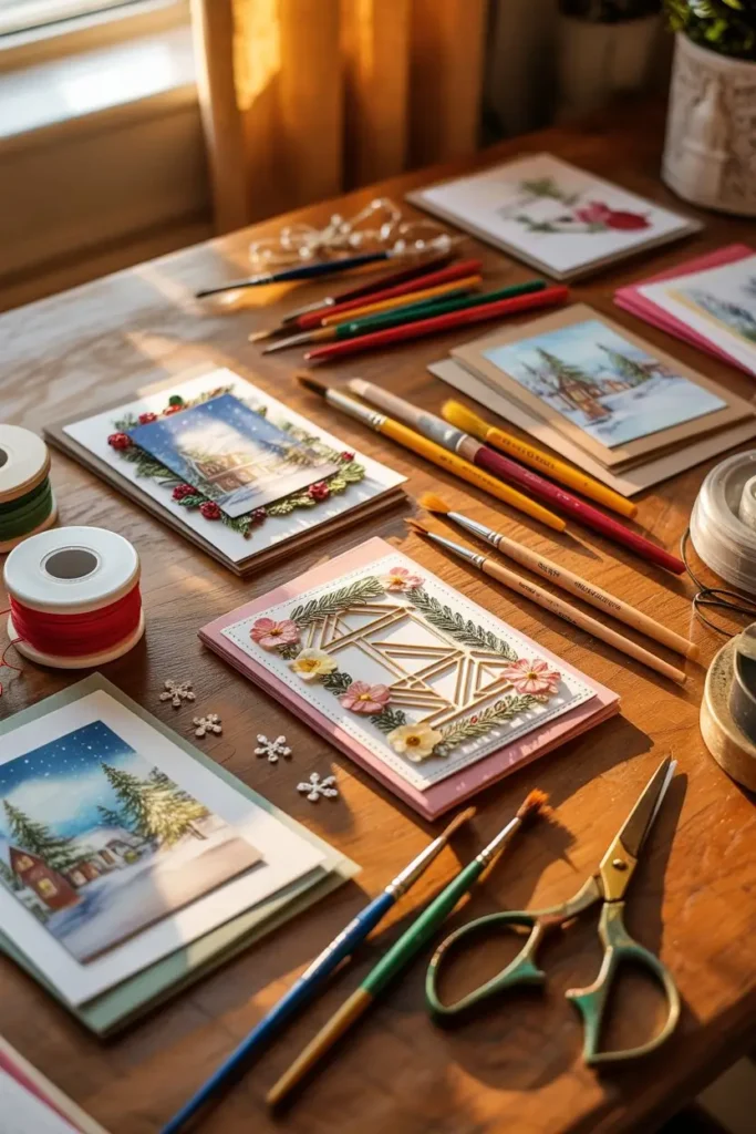 11. Handmade Holiday Cards