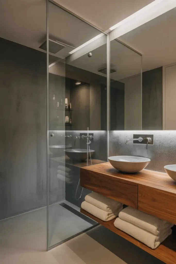 11. Industrial Bathrooms With Spa Comfort