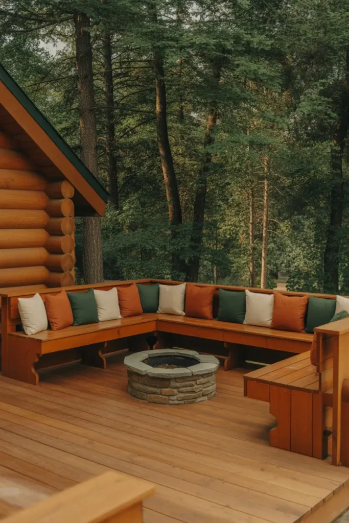 11. Integrated Seating for Comfort