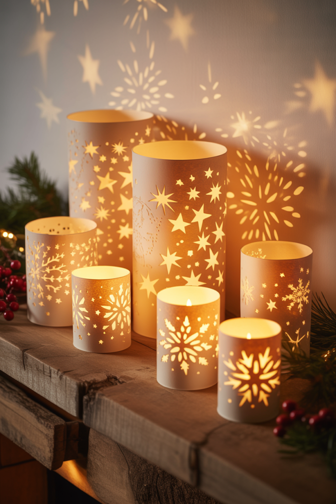 11. Paper Candle Holders