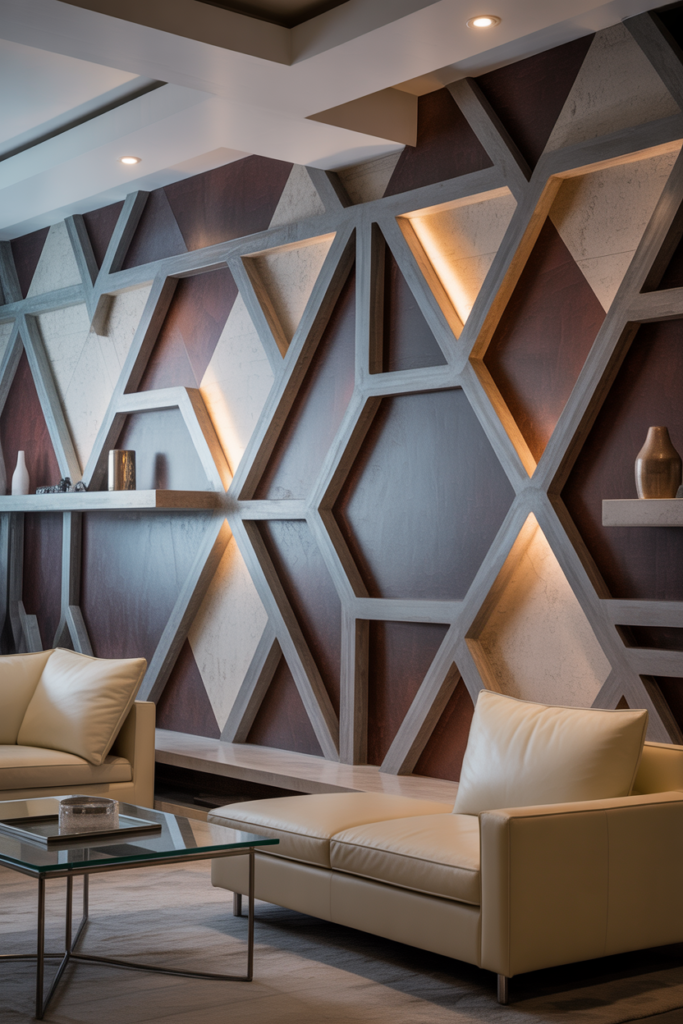 11. Patterned Geometric Walls