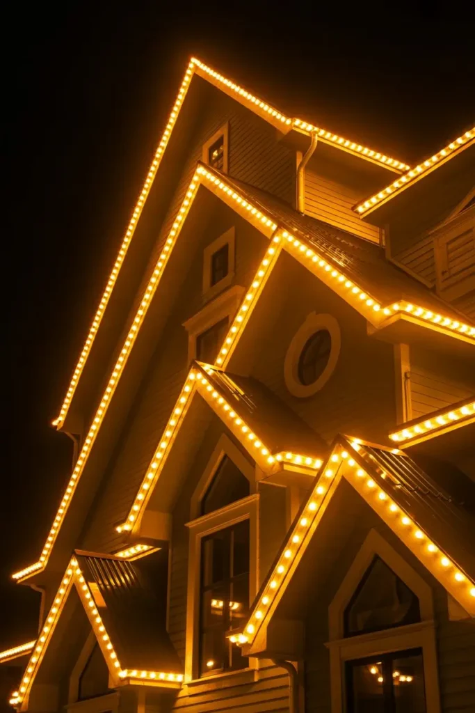11. Roof Peak and Gable Lighting