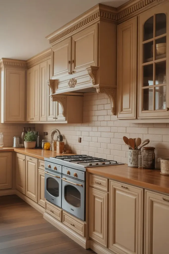 11. Traditional Double Oven Cabinet Designs