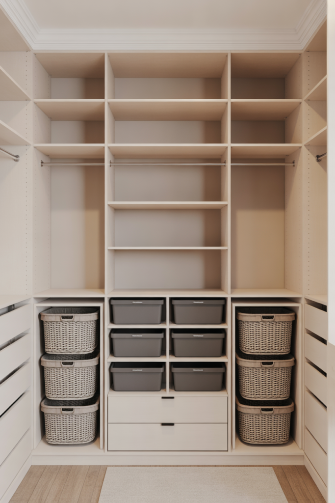 12. Hidden Laundry Hampers