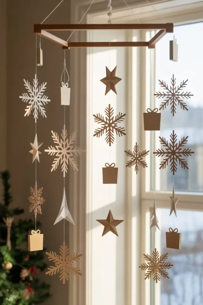 12. Holiday Paper Mobiles
