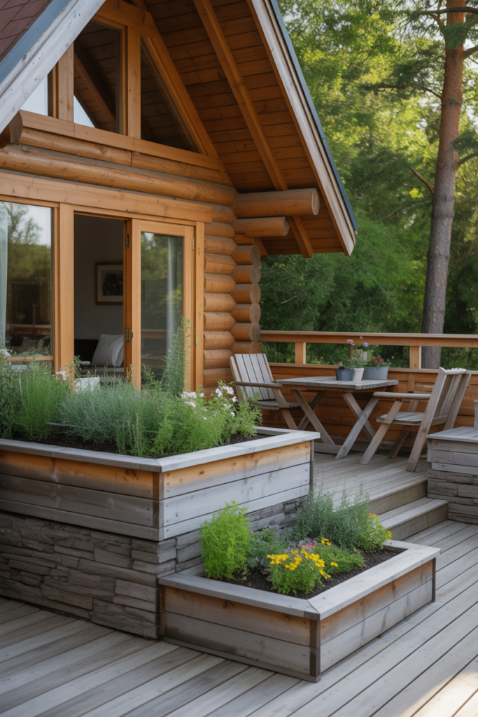 12. Planter Boxes to Connect with Nature