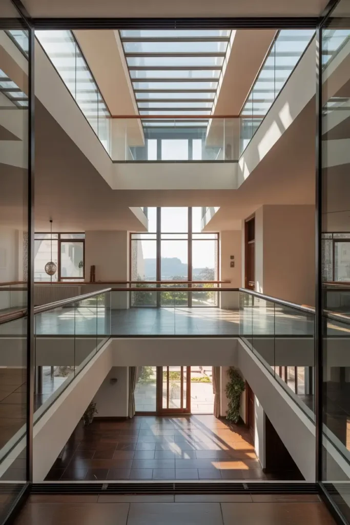 13. Indoor Balcony Openings for Vertical Spaces