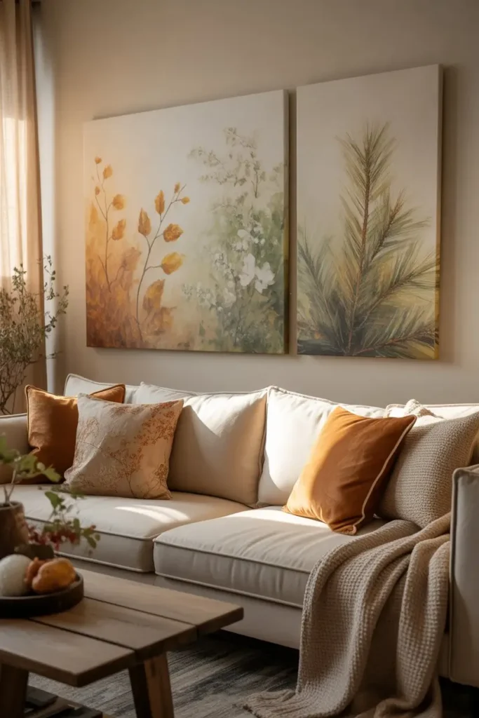 13. Seasonal or Holiday-Themed Canvas Art