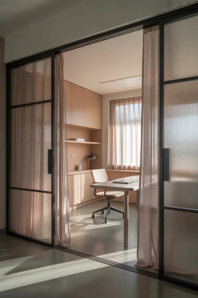 13. Sliding Doors or Curtains