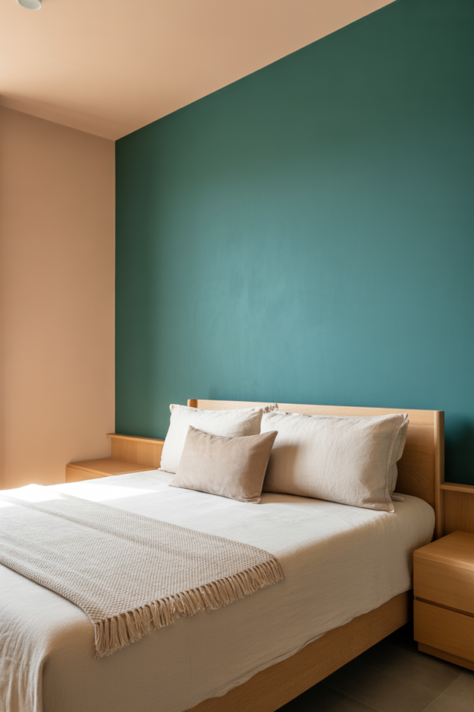 13. Teal and Soft Sand Fresh Energy