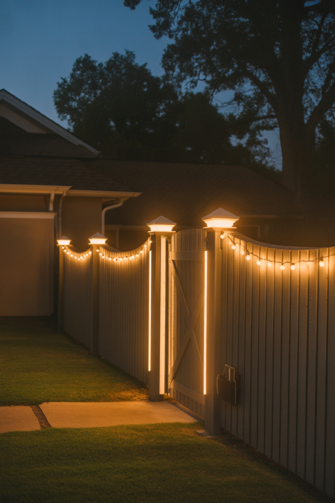 14. Fence and Gate Lighting