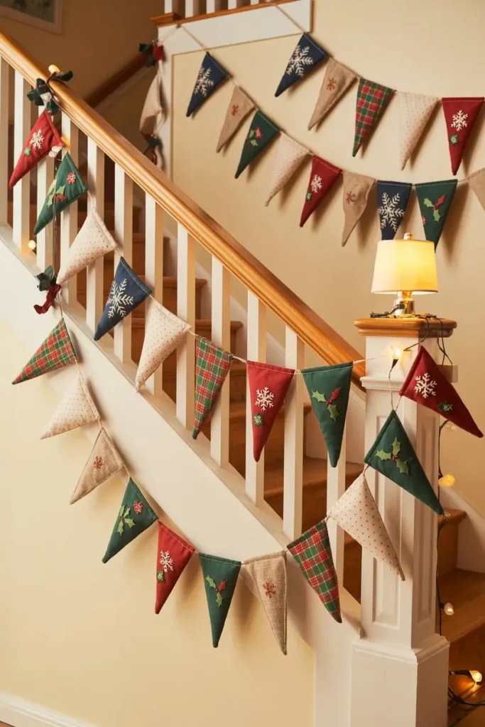 14. Festive Fabric Bunting