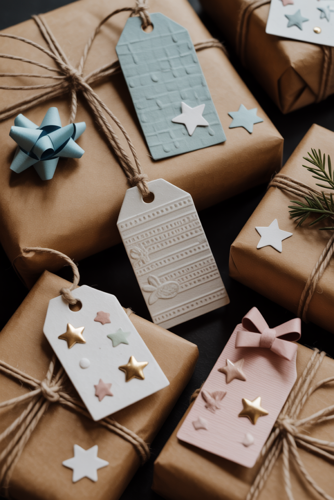 14. Handmade Paper Gift Tags