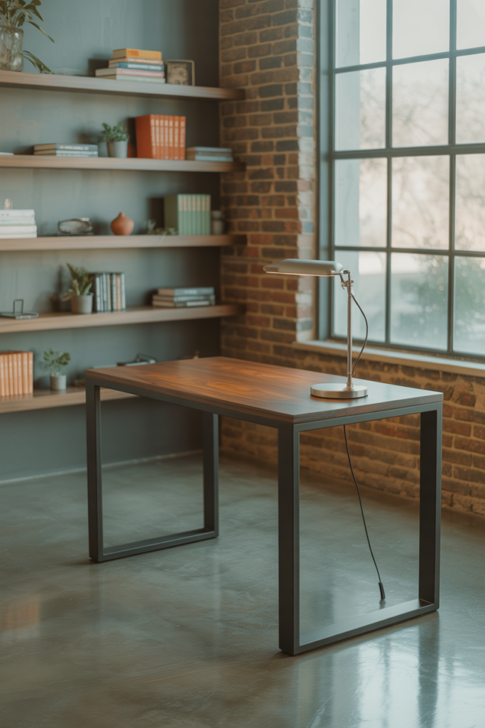 14. Industrial Home Offices That Boost Focus
