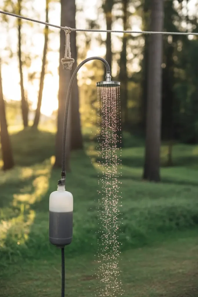 14. Rope and Pulley Shower