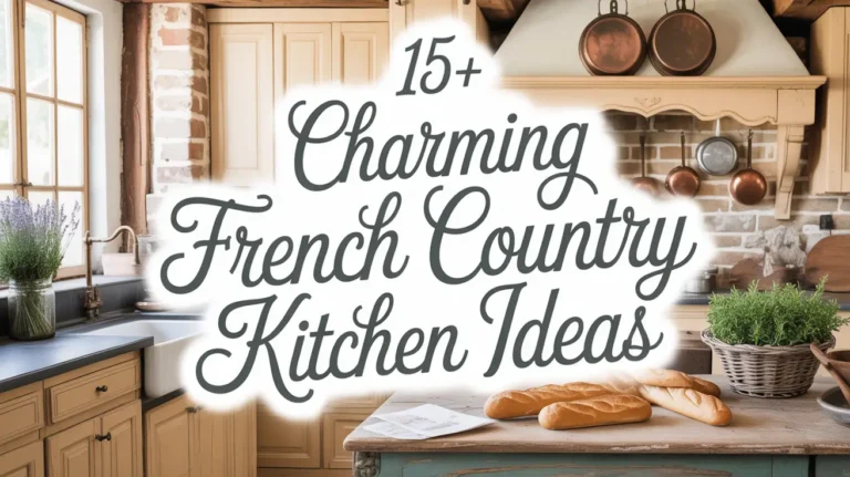 15+ Charming French Country Kitchen Ideas