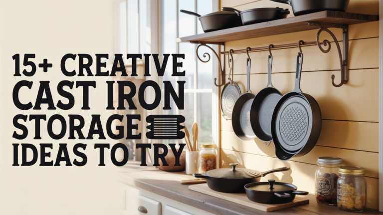 15+ Creative Cast Iron Storage Ideas to Try