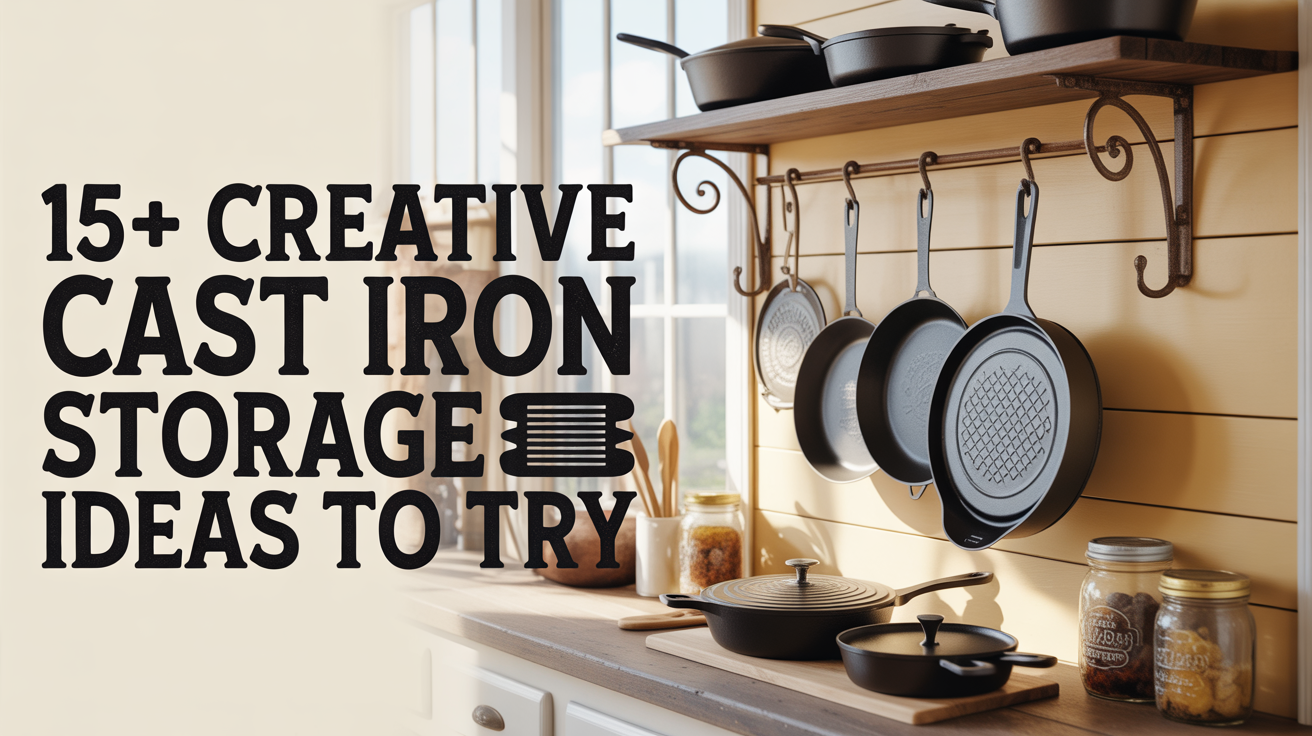 15+ Creative Cast Iron Storage Ideas to Try