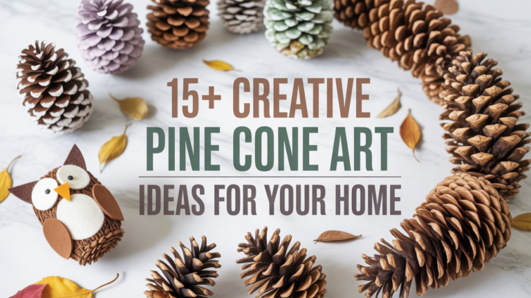 15+ Creative Pine Cone Art Ideas for Your Home