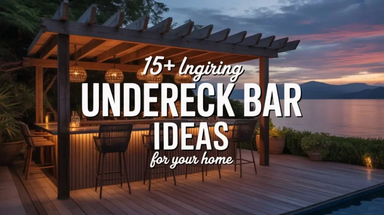 15+ Inspiring Under Deck Bar Ideas for Your Home