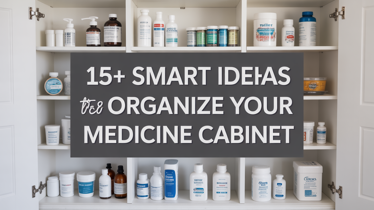 15+ Smart Ideas to Organize Your Medicine Cabinet
