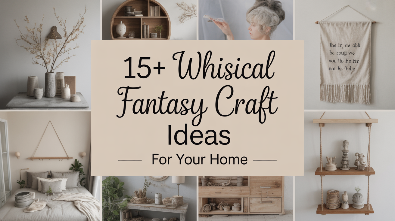 15+ Whimsical Fantasy Craft Ideas for Your Home
