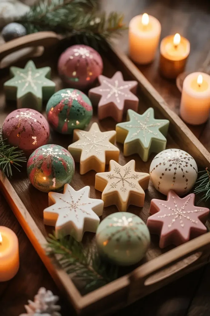 15. Handmade Holiday Soap and Bath Bombs