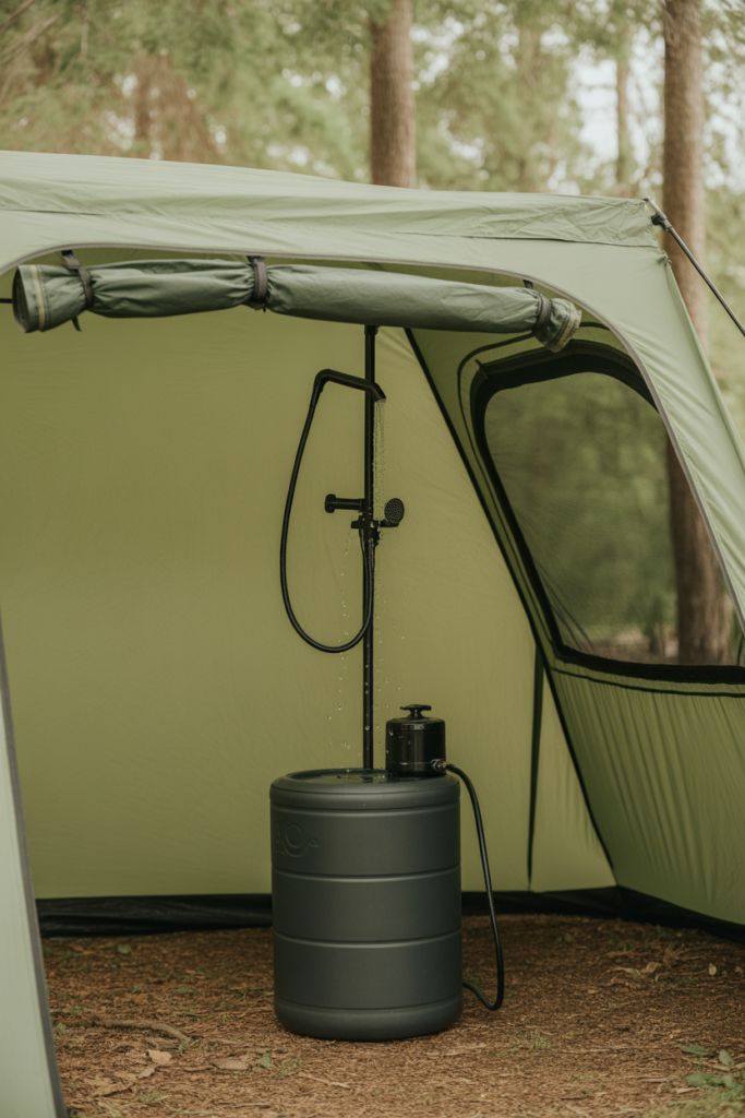 15. Portable Camping Tent Shower