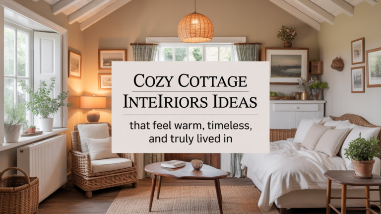 16+ Cozy Cottage Interiors Ideas That Feel Warm Timeless and Truly Lived In