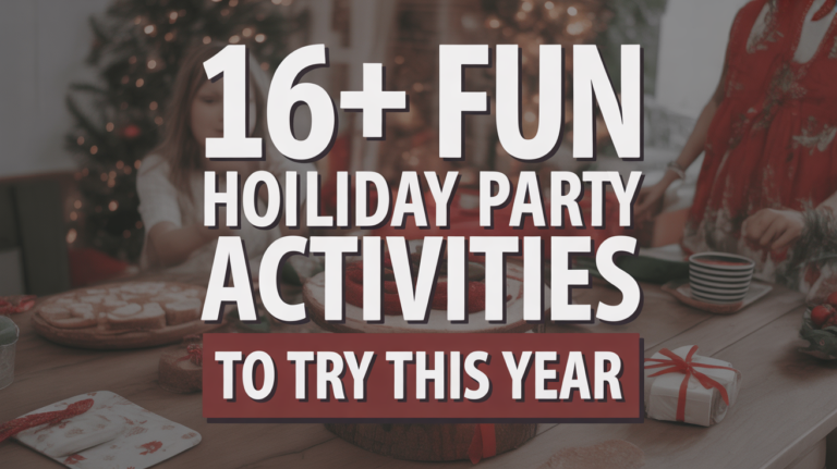16+ Fun Holiday Party Activities to Try This Year