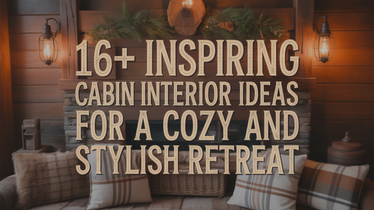 16+ Inspiring Cabin Interior Ideas for a Cozy and Stylish Retreat