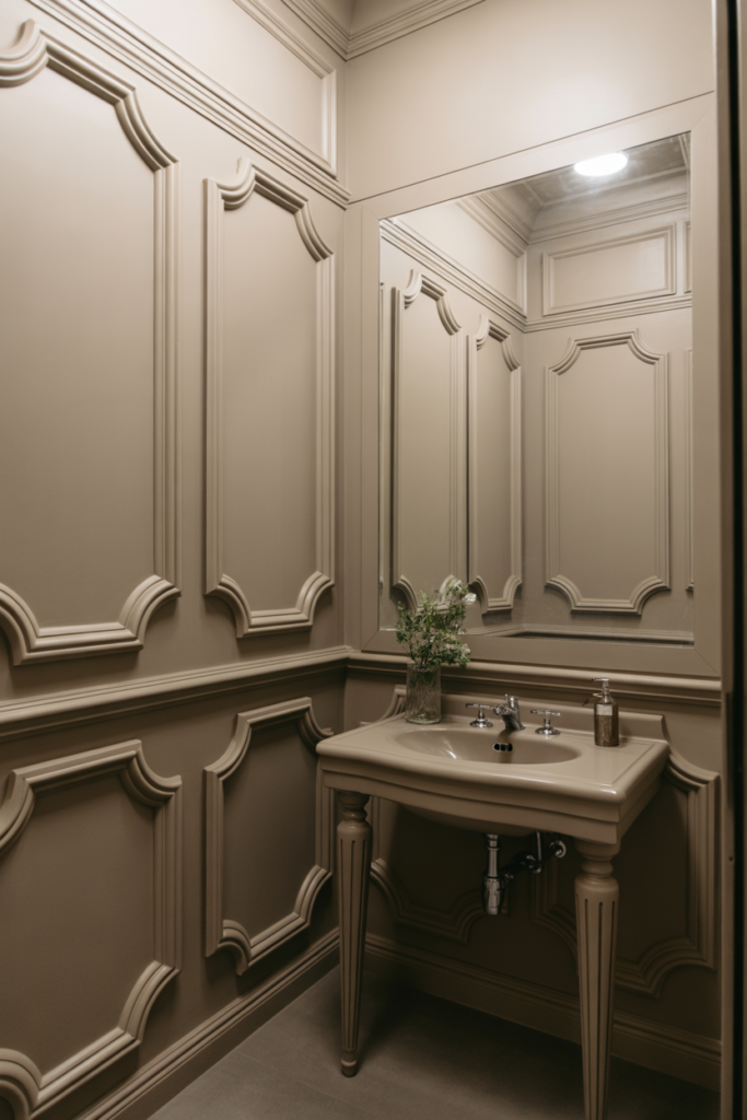 16. Curved or Decorative Wainscoting