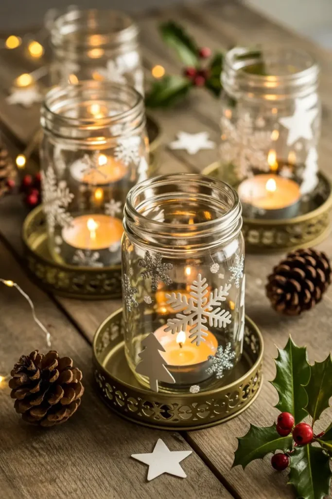 16. DIY Holiday Lanterns