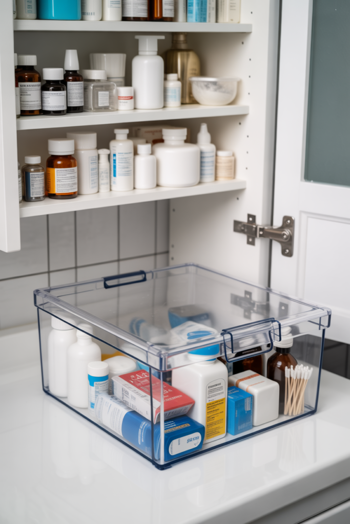 16. Keep Extra Supplies in a Separate Box