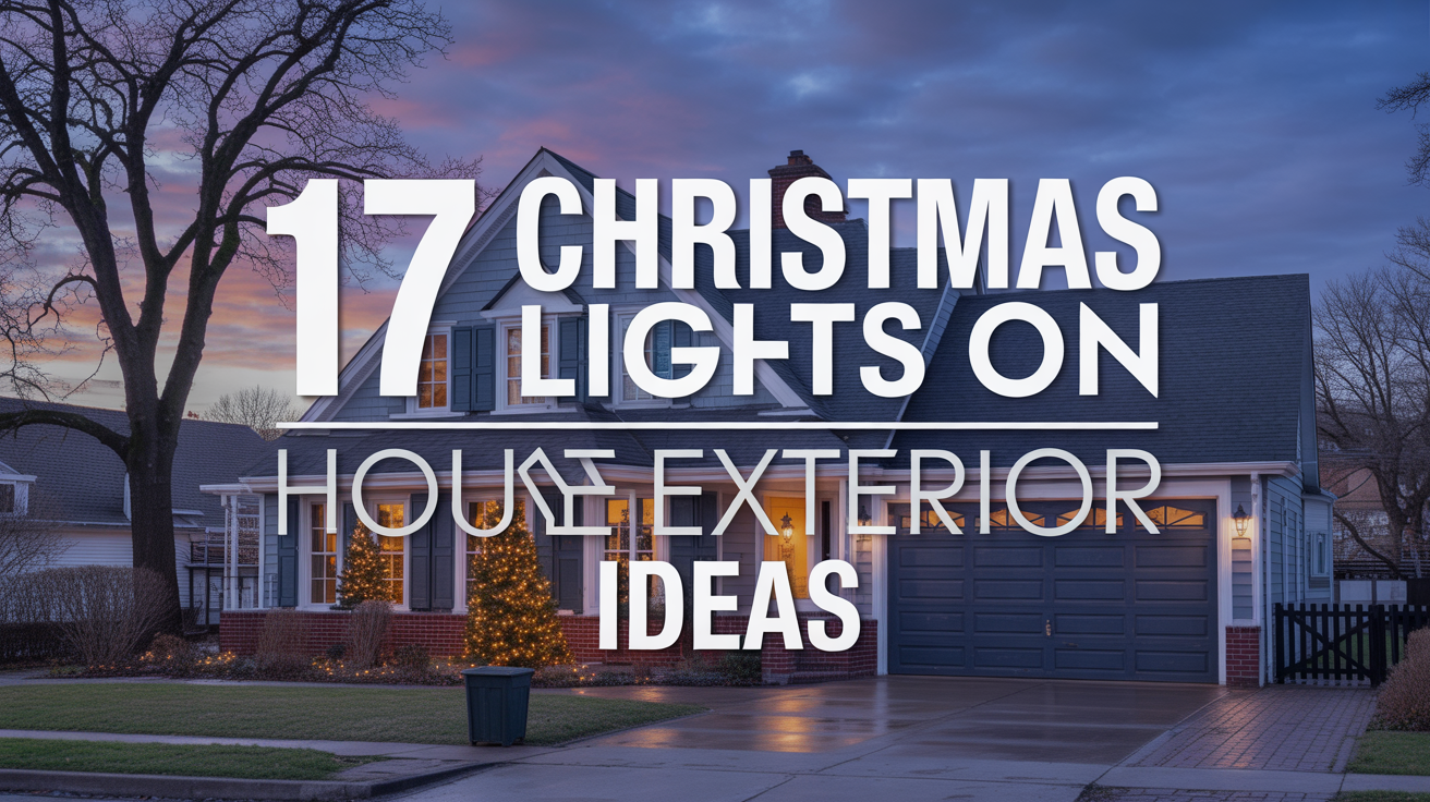 17 Christmas Lights On House Exterior Ideas